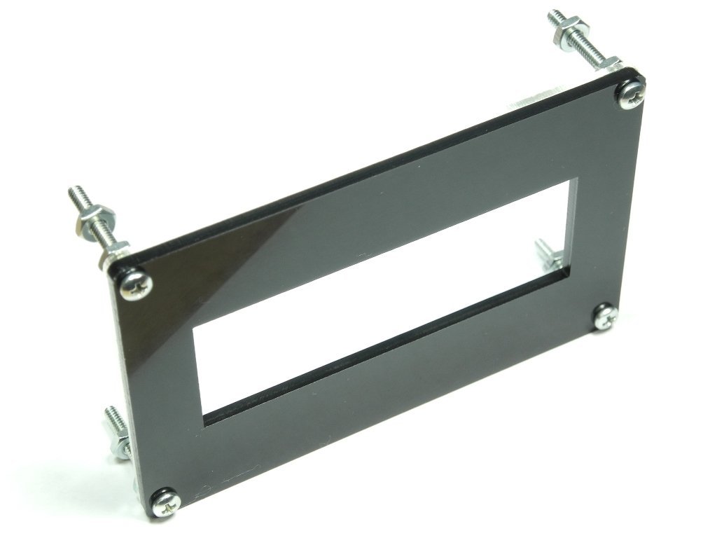 16x2 LCD Bezel with Clear Backplate from WIDGENEERING on Tindie